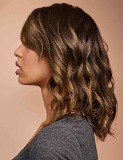 Milk Chocolate Highlights For Dark Hair